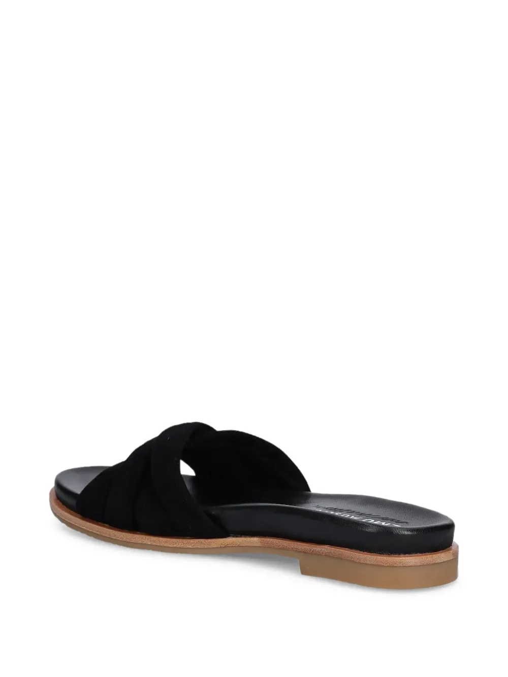 EMU AUSTRALIA Ikara suède sandalen met gekruiste bandjes Zwart