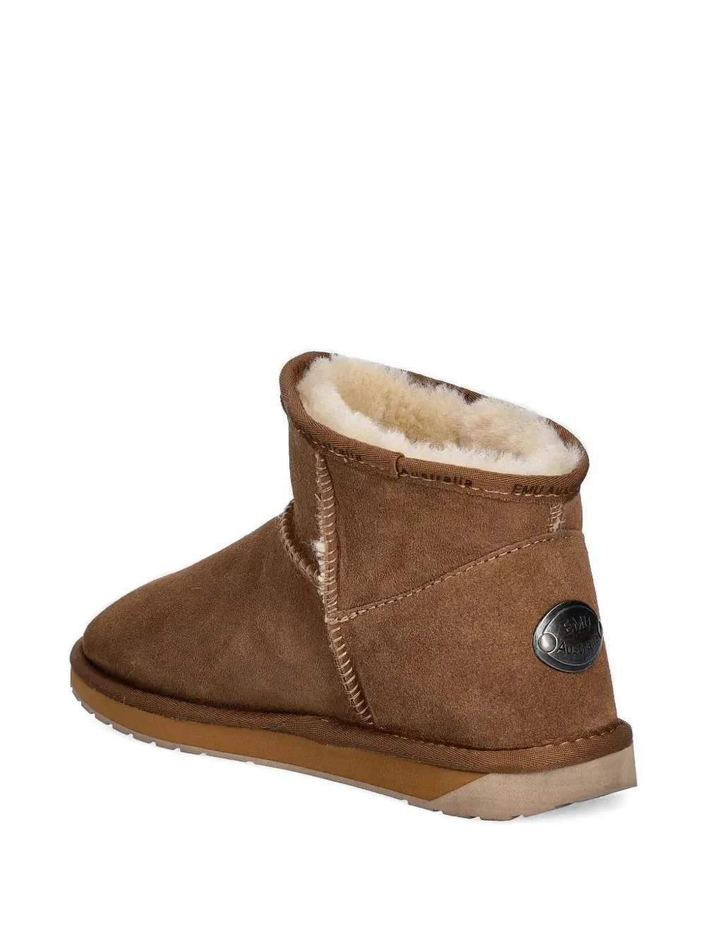 Emu Australia Sheepskin-lined Logo-plaque Boots In Brown