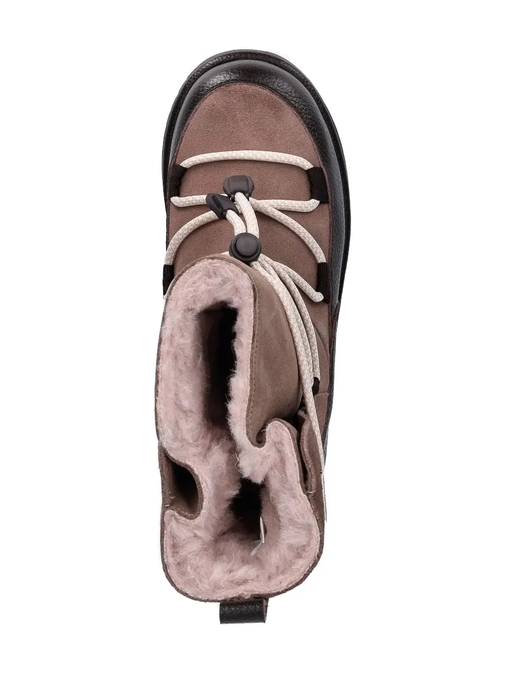 Emu Lace-up Suede Boots In Brown