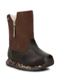 Emu Kids zip-detail suede leather boots - Brown