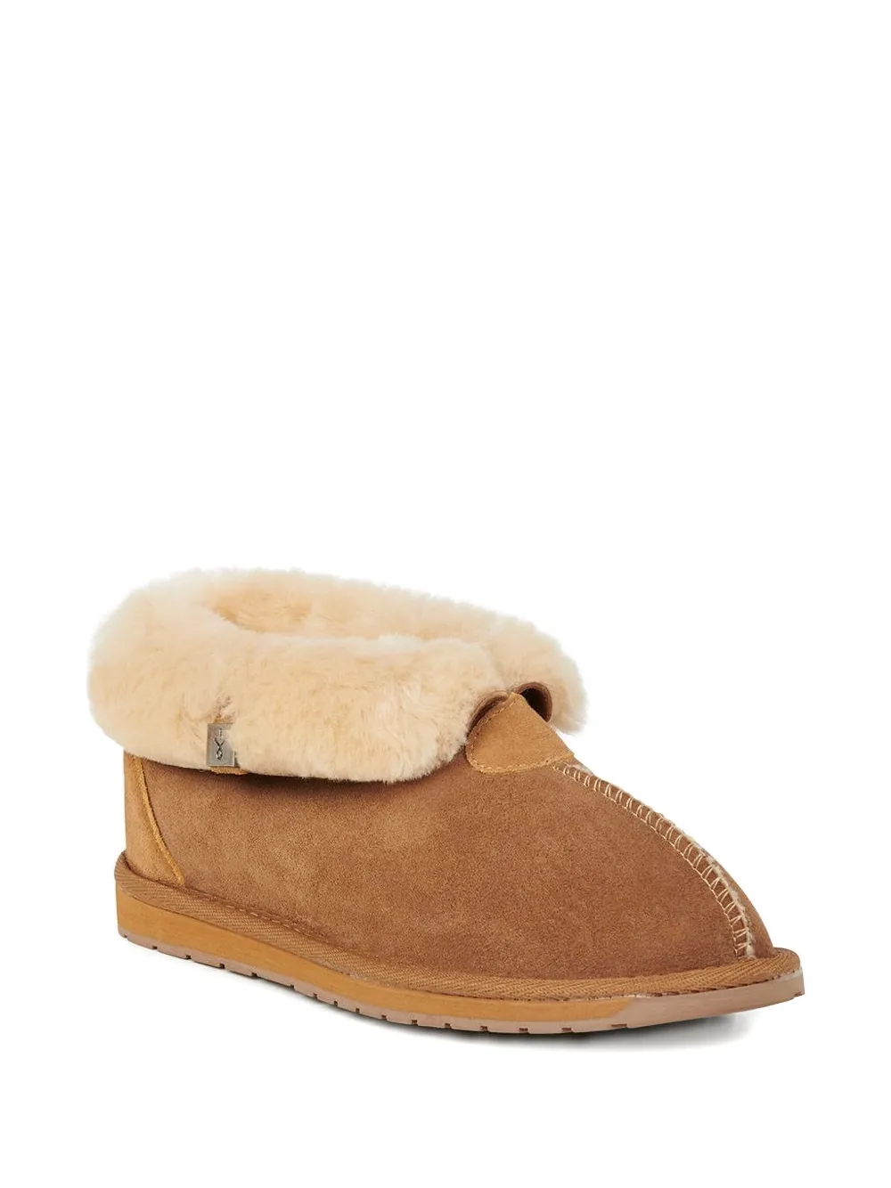 EMU AUSTRALIA Platinum Albany sheepskin-lined slippers Brown