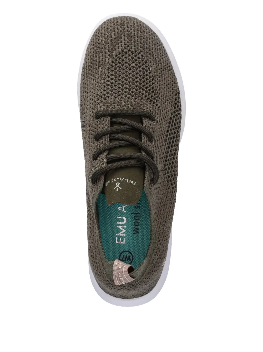 EMU AUSTRALIA knitted lace-up sneakers Green