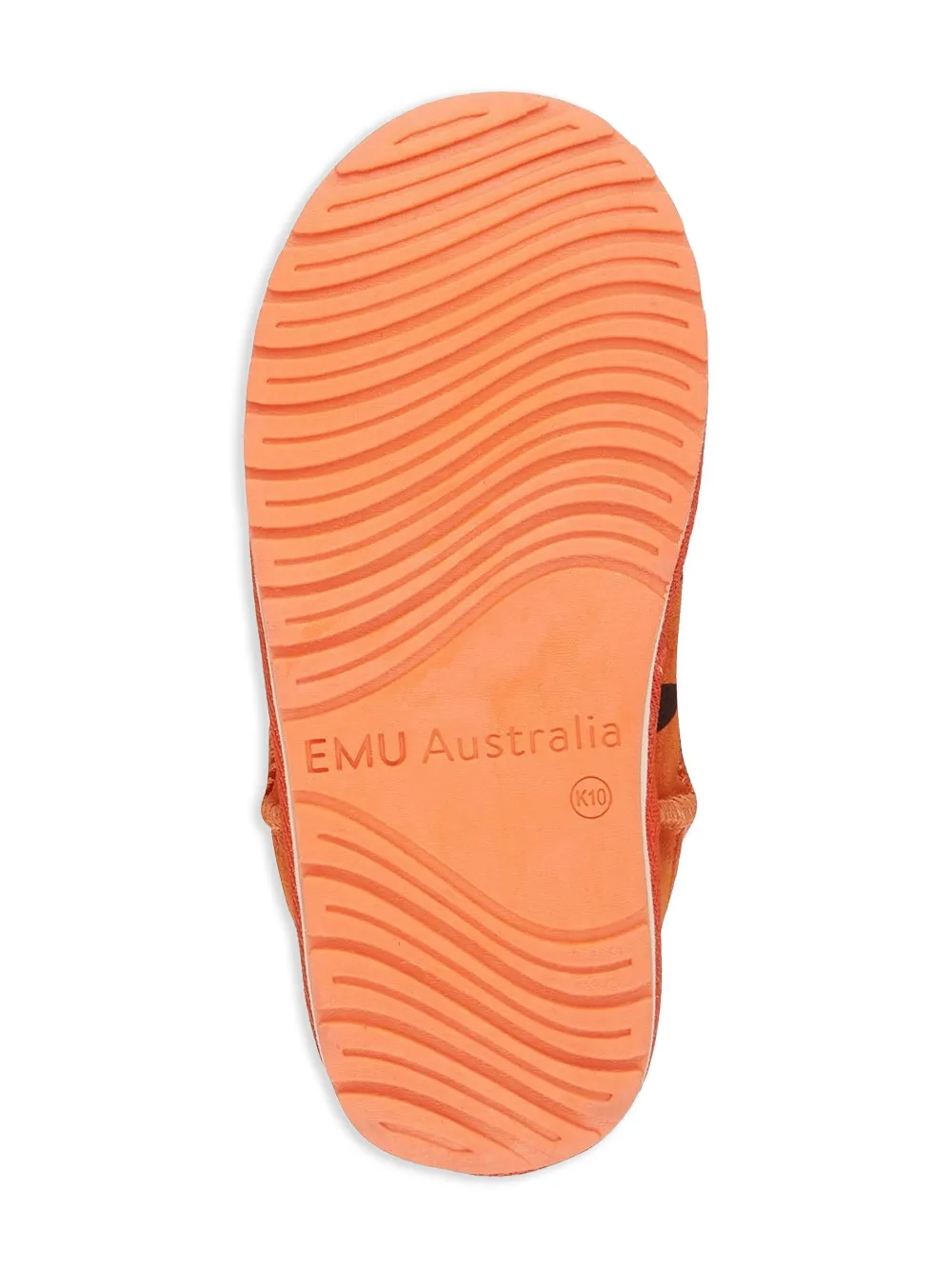 Emu Kids tiger-tail tall boots Orange