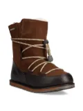 Emu Kids lace-up suede boots - Brown