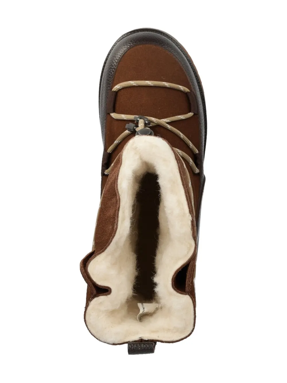 Emu Lace-up Suede Boots In Brown