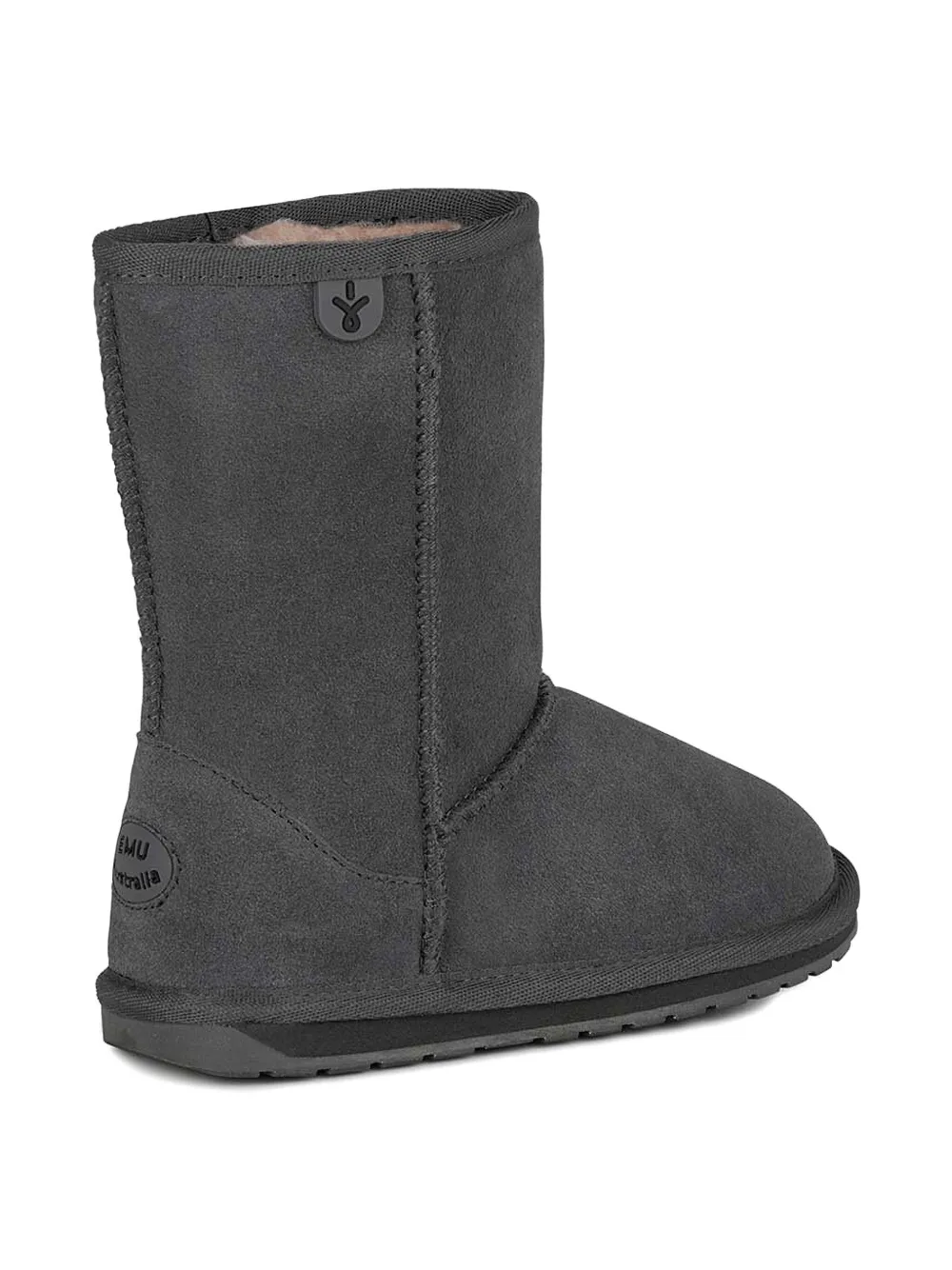 Emu Kids suede-upper ankle boots Grey