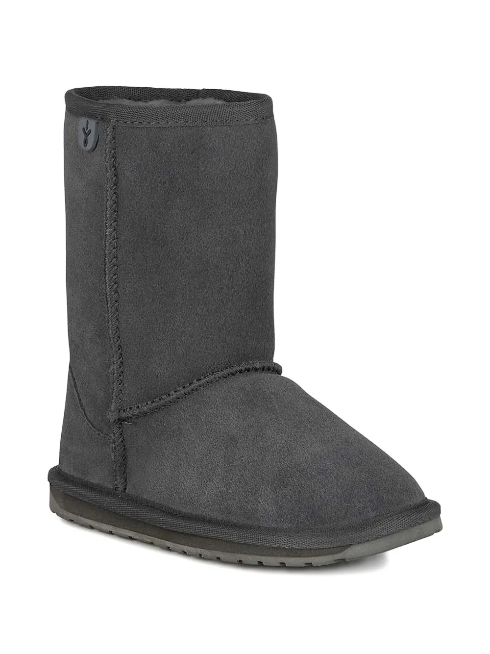 Emu Kids suede-upper ankle boots Grey