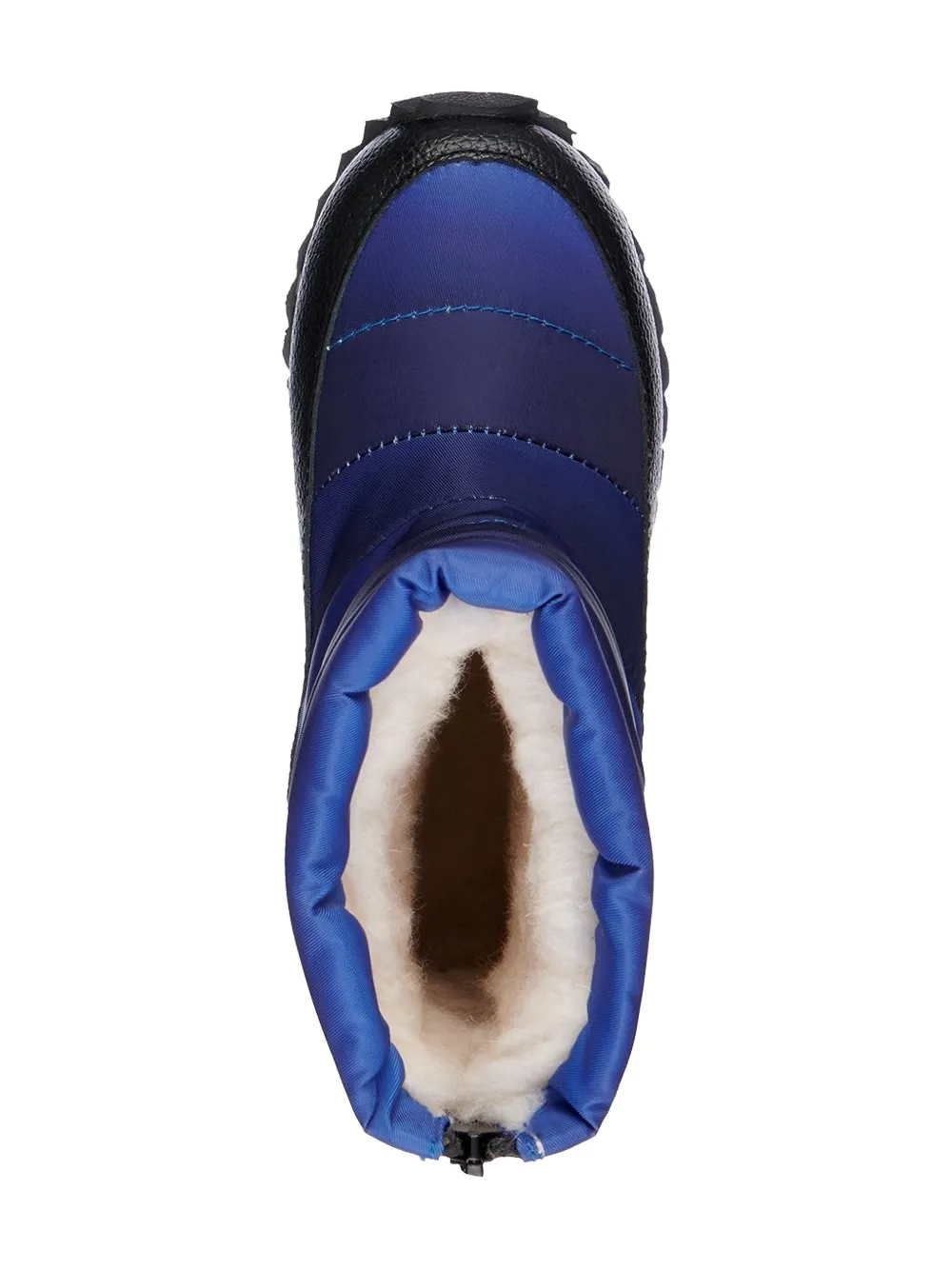 Emu Kids quilted zipped snow boots Blue