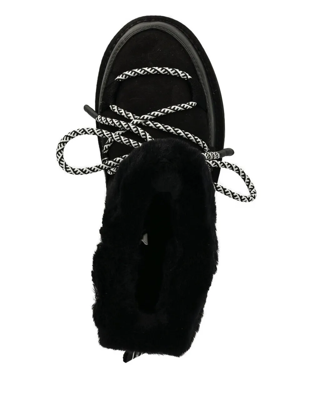 EMU AUSTRALIA lace-up shearling boots Black