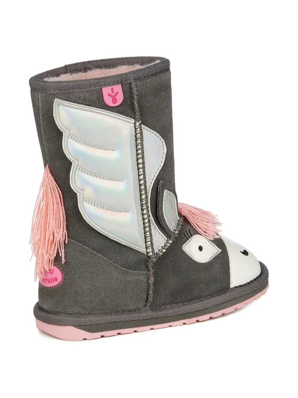 Emu Kids Pegasus slip-on boots Grey