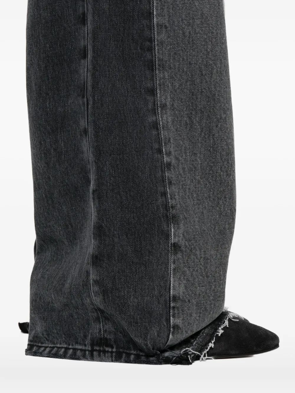 Stella McCartney tonal panelled jeans Zwart