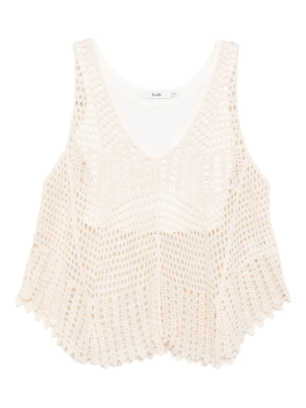 b+ab crochet tank top | Neutrals | Image 1