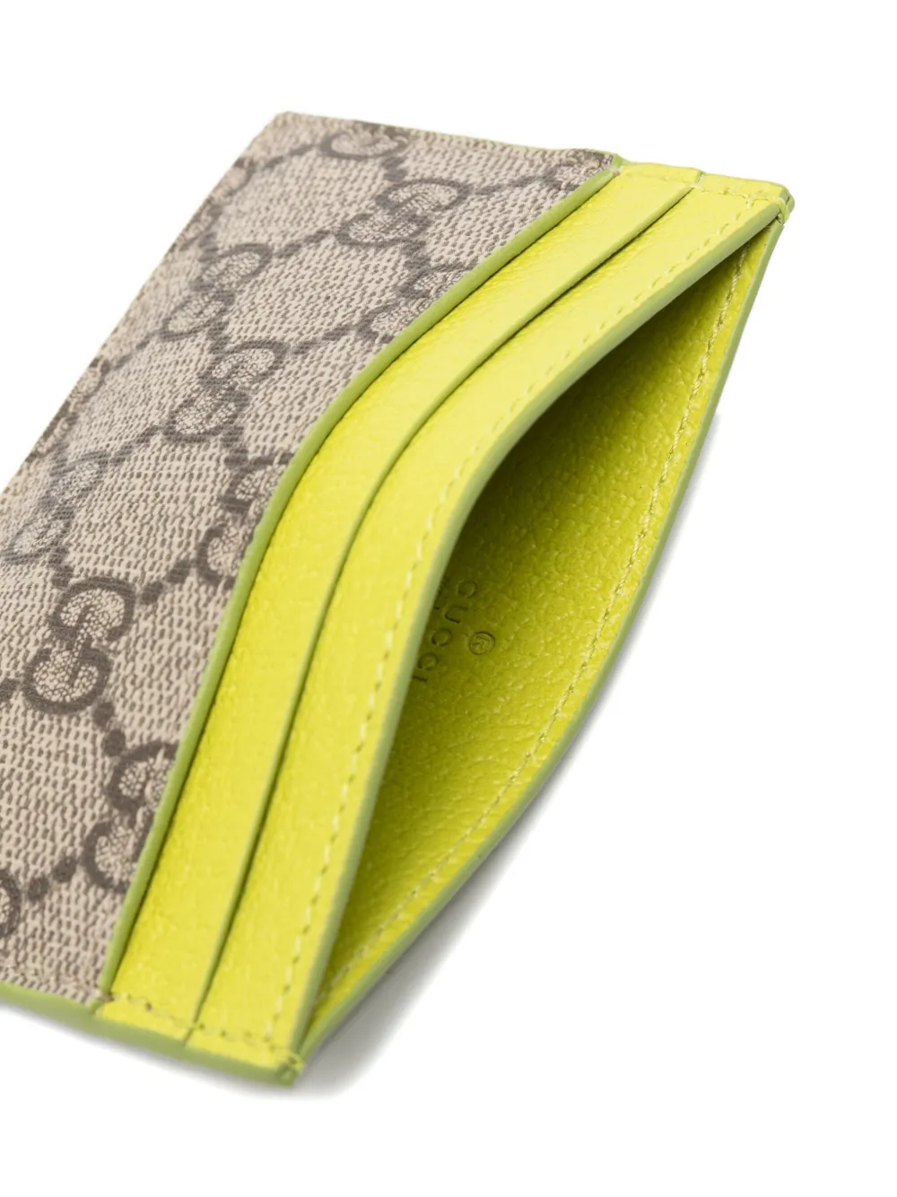 Gucci Pasjeshouder met print Beige