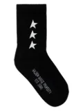 Golden Goose Kids star-print socks - Black