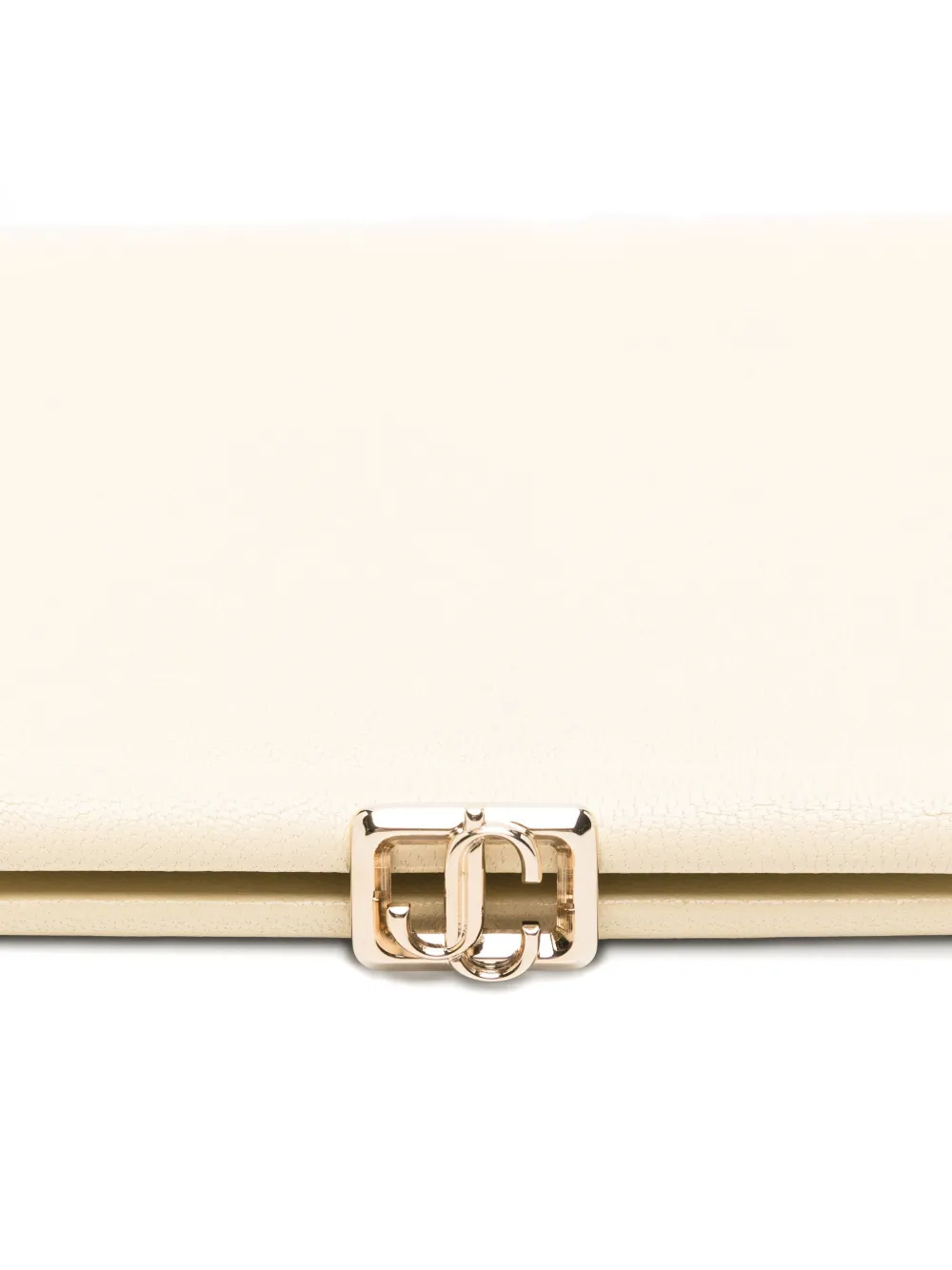 Jimmy Choo Skylar clutch met ketting Beige