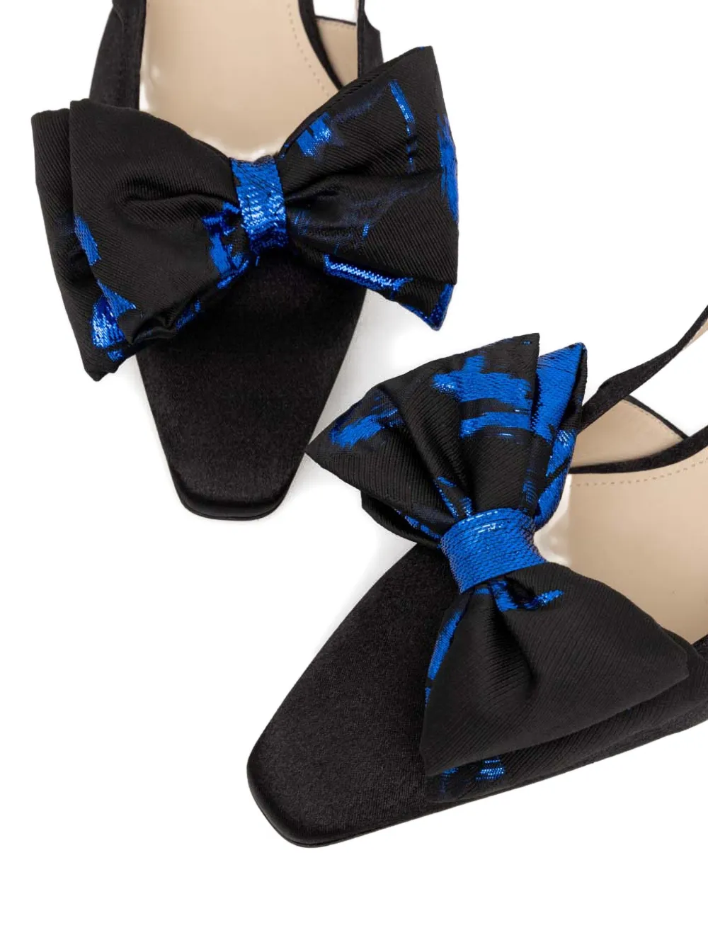 Custommade Anita slingback pumps Zwart
