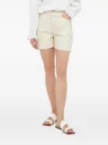 Custommade pearl-embellished leather shorts - Neutrals