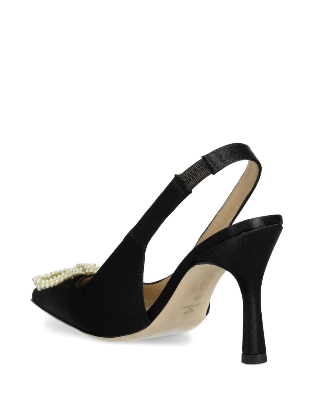 Custommade Ayanna slingback pumps Zwart