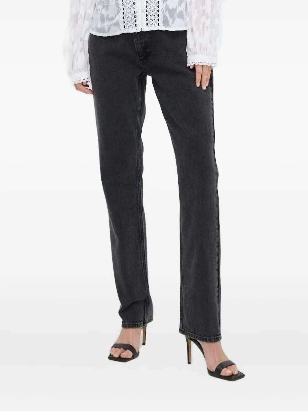 Custommade Straight-leg Jeans In Black