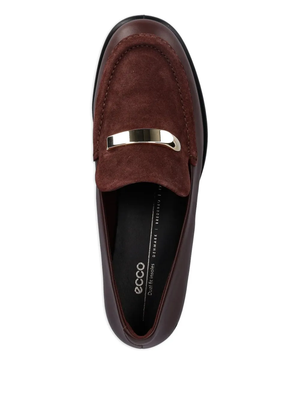ECCO Suède loafers Bruin