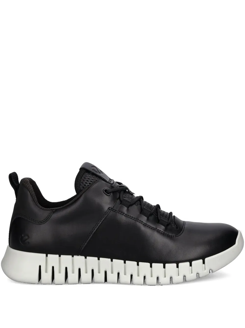 ECCO Gruuv leather sneakers Black