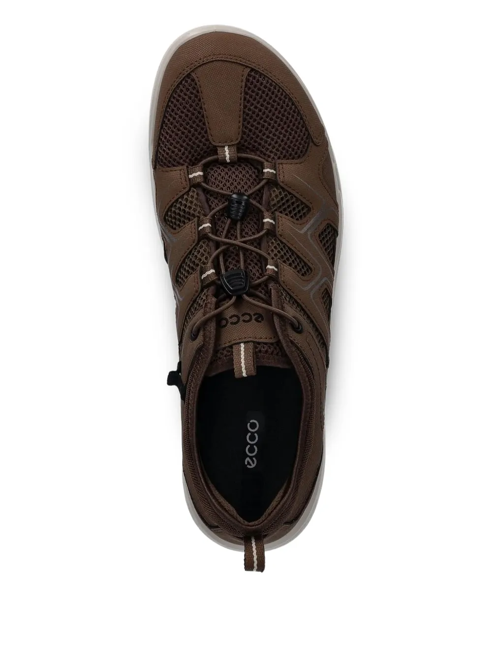 ECCO Terracruise sneakers met mesh vlak Bruin