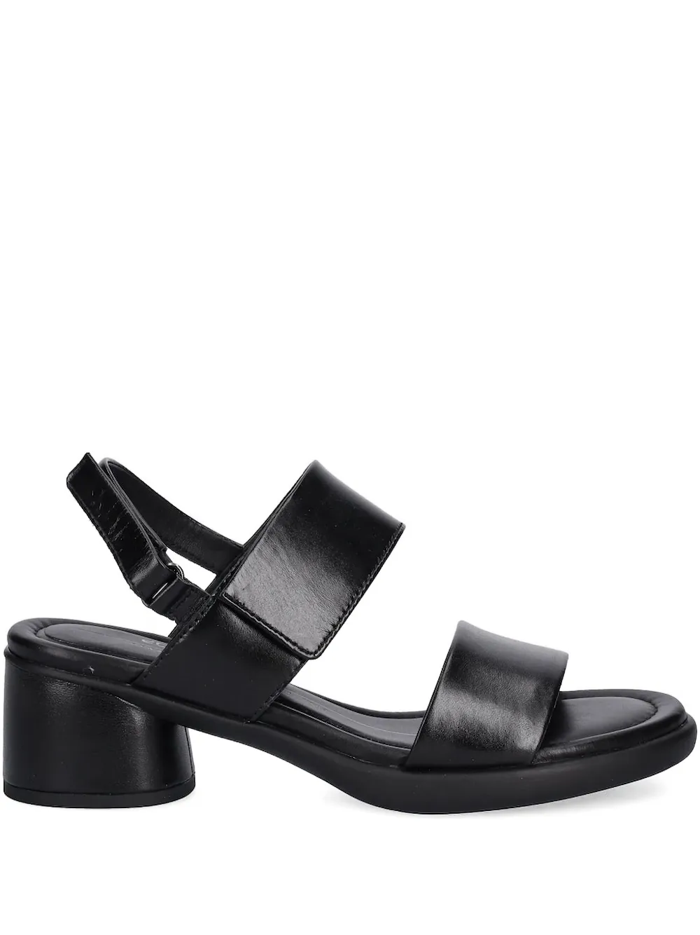 ECCO 35 mm sandalen met dubbele bandjes Zwart