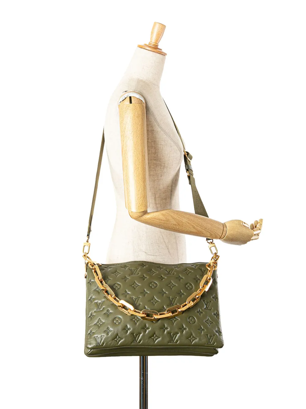 Louis Vuitton Pre-Owned 2021-2025 Monogram Embossed Puffy Lambskin Coussin MM satchel | Pre-Owned | Image 2