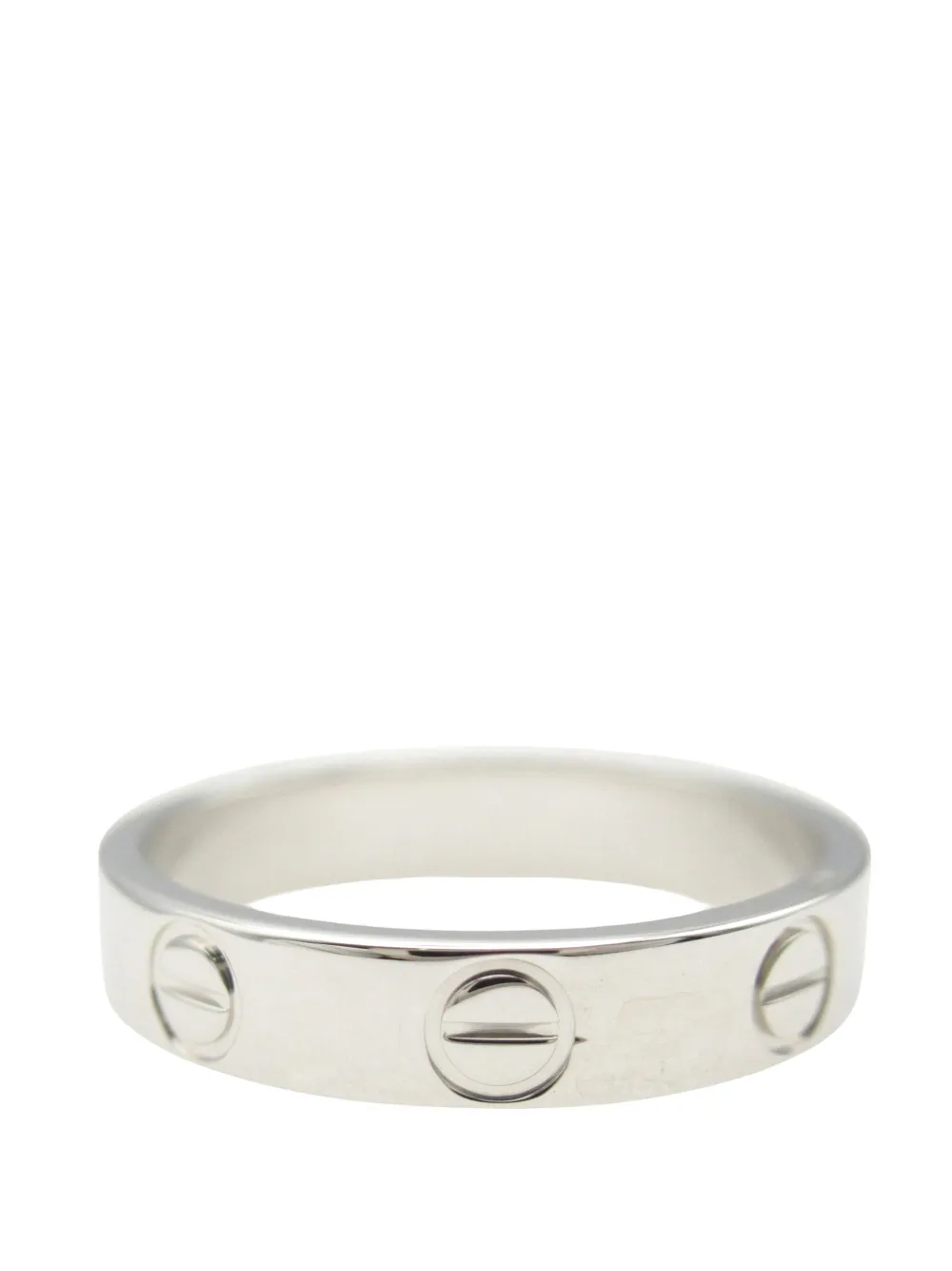Cartier 2000-2020 18K White Gold Small Love ring - シルバートーン Cartier 2000-2020 18K White Gold Small Love ring - シルバートーン