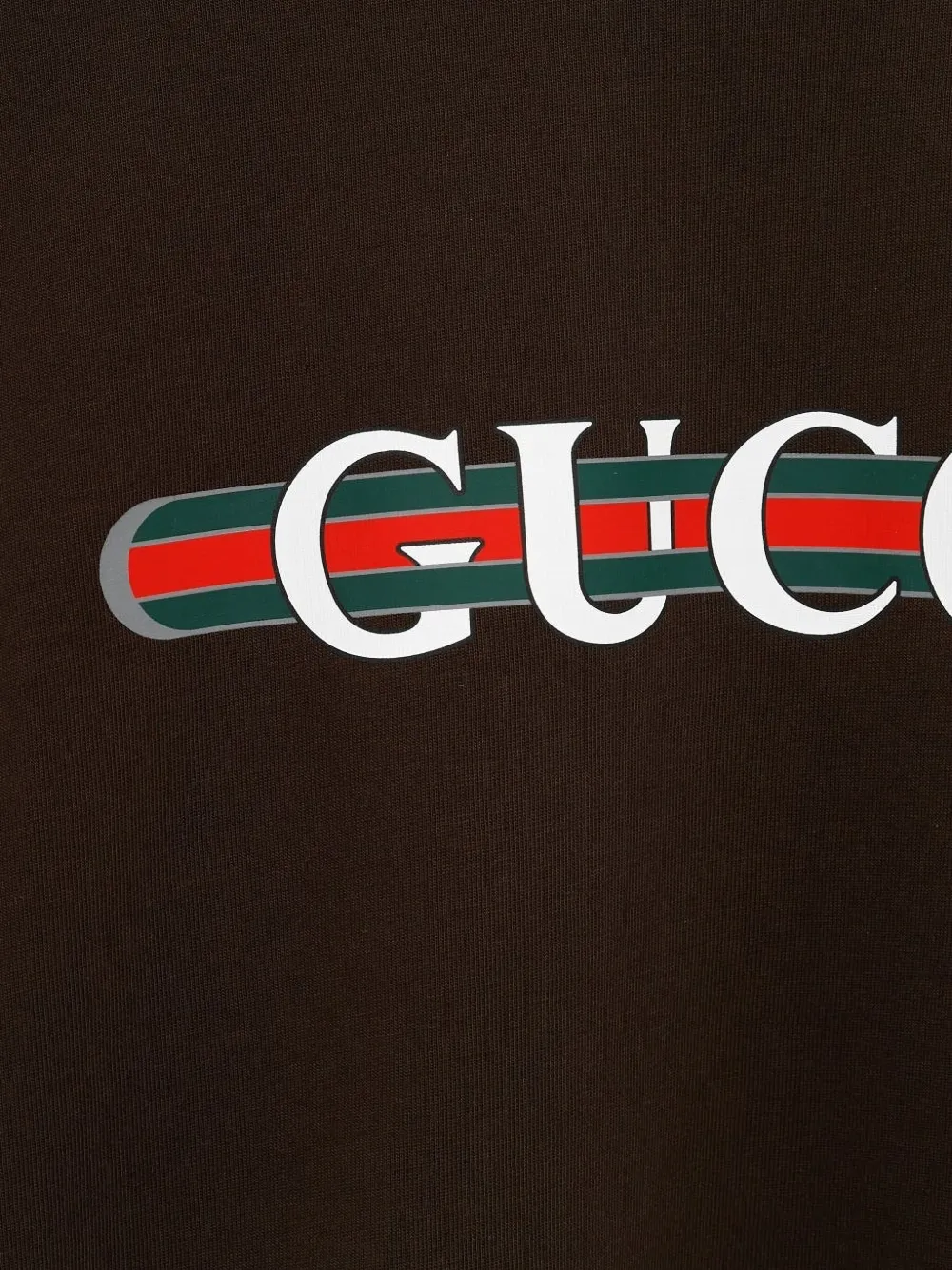 Gucci T-shirt met logoprint Zwart