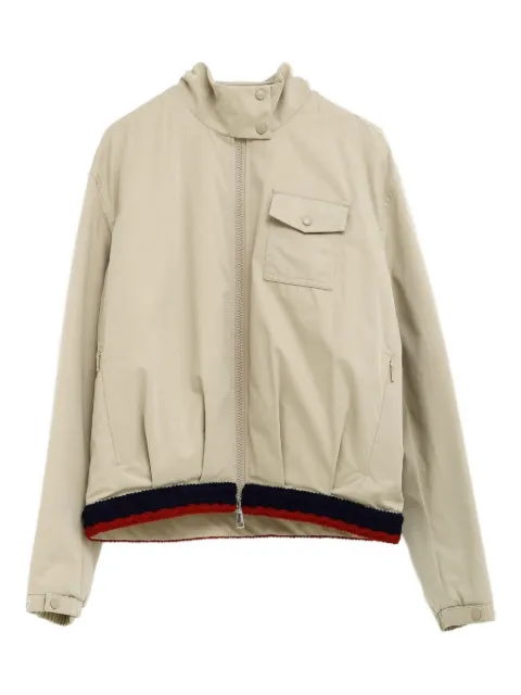 Moncler zip-fastening banded jacket