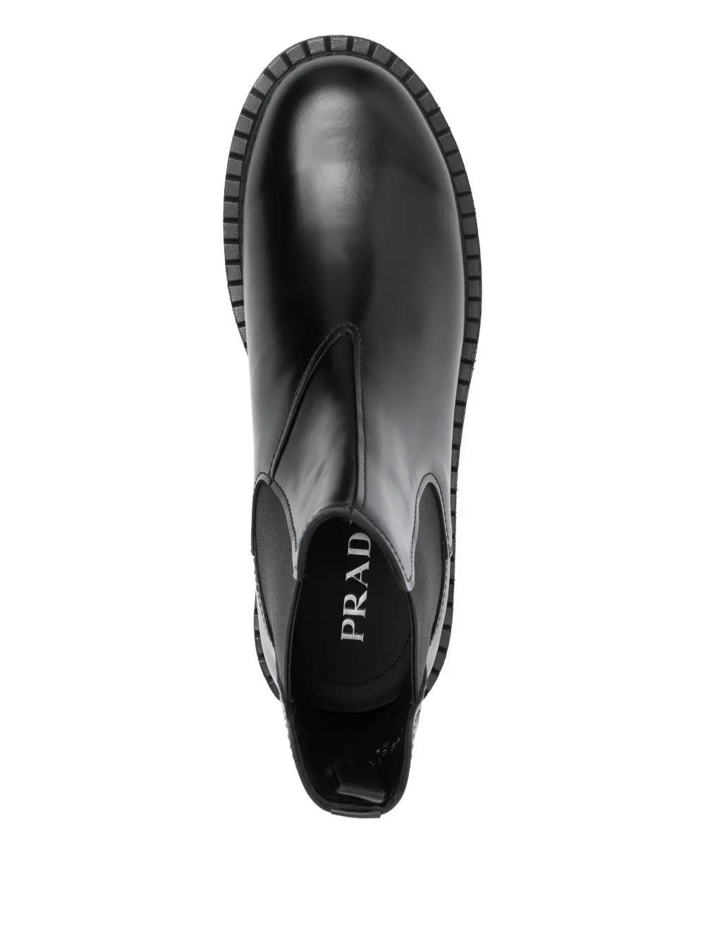 Prada 45mm leather Chelsea boots Zwart