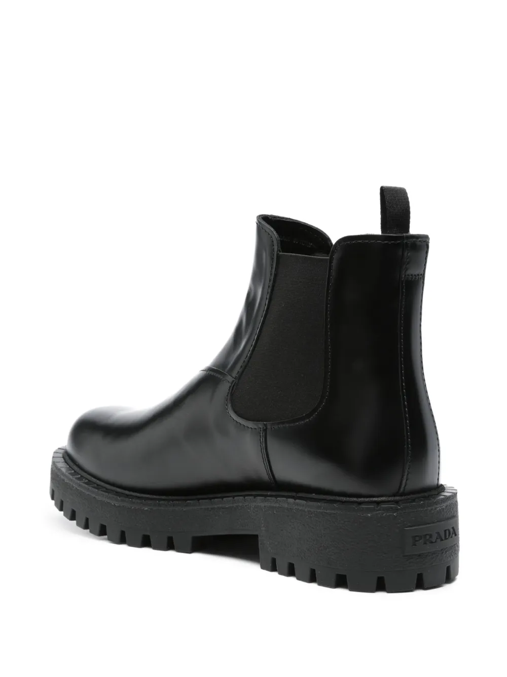 Prada 45mm leather Chelsea boots Zwart