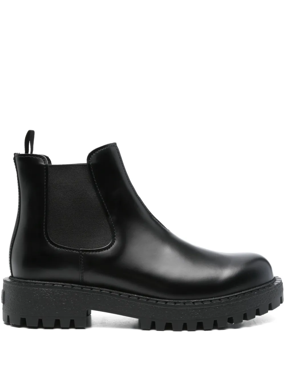 Prada 45mm leather Chelsea boots Zwart