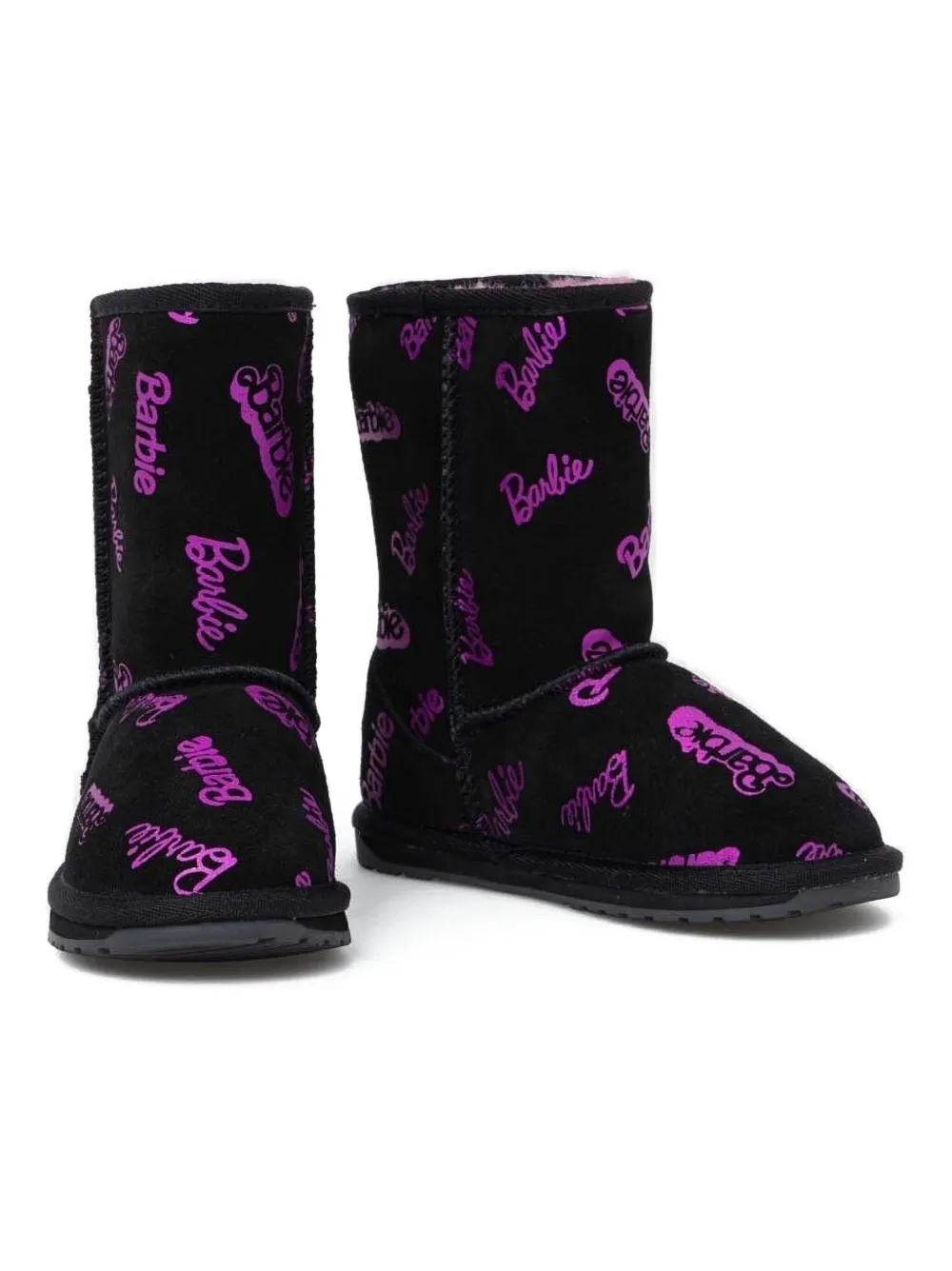 Emu Barbie Logo Boots In Black