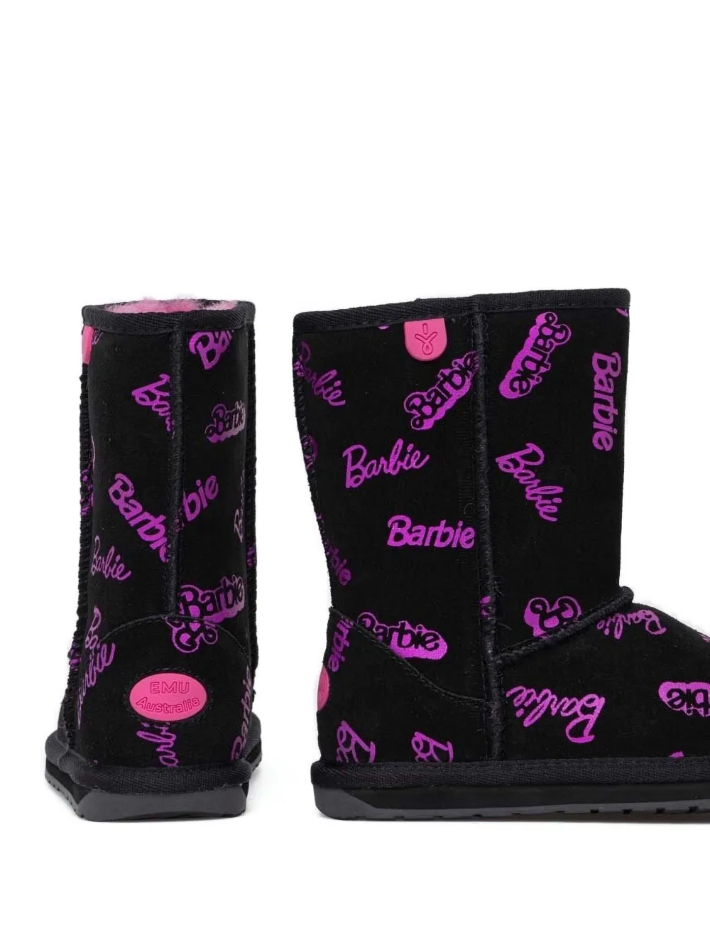 Emu Kids Barbie logo boots - Zwart