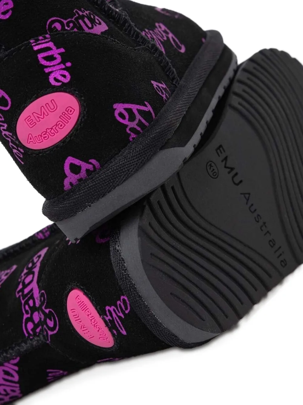 Emu Barbie Logo Boots In Black
