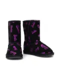 Emu Kids Barbie logo boots - Black
