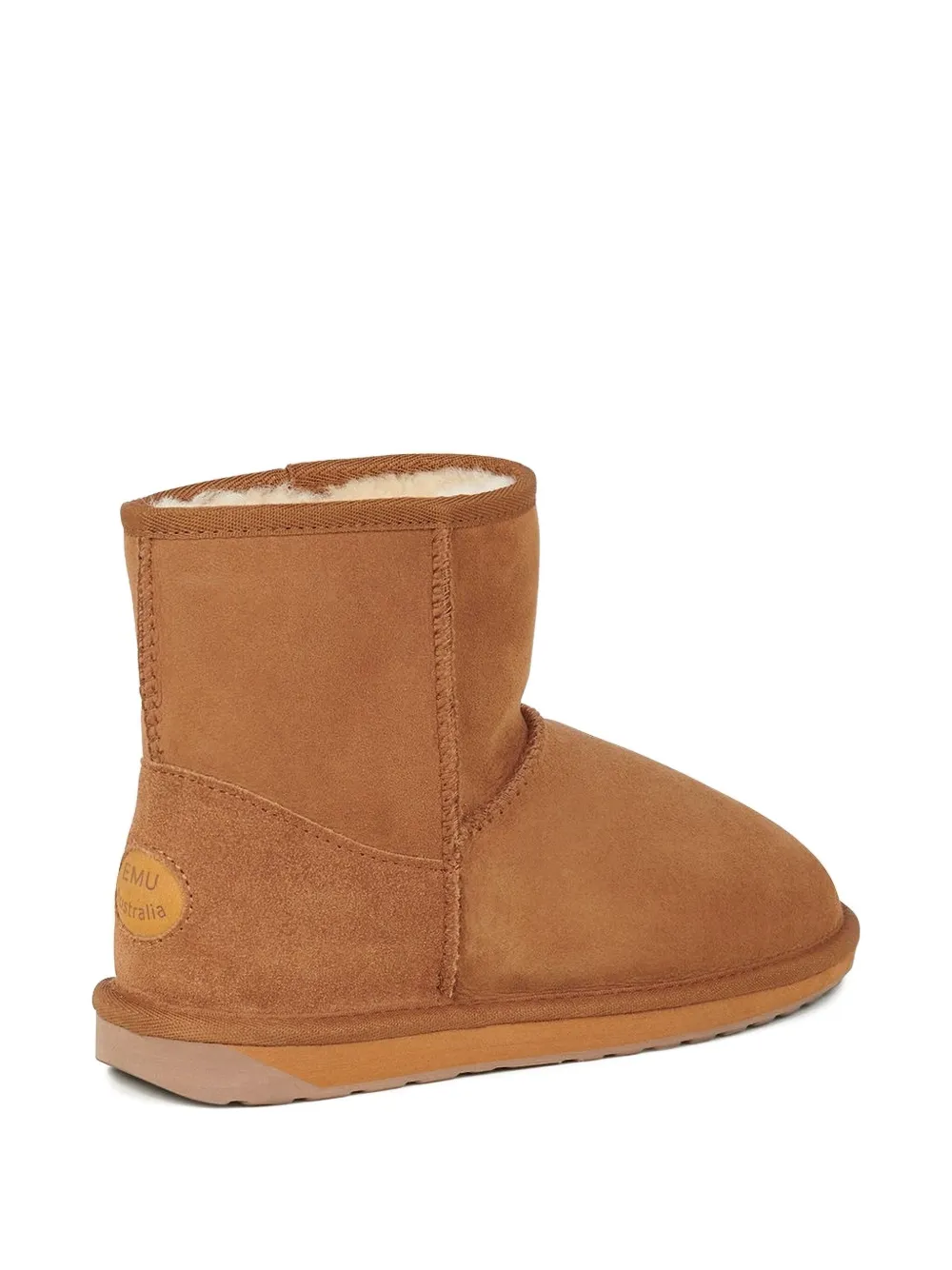 Emu Australia Suede Lined Ankle Boots In Brown