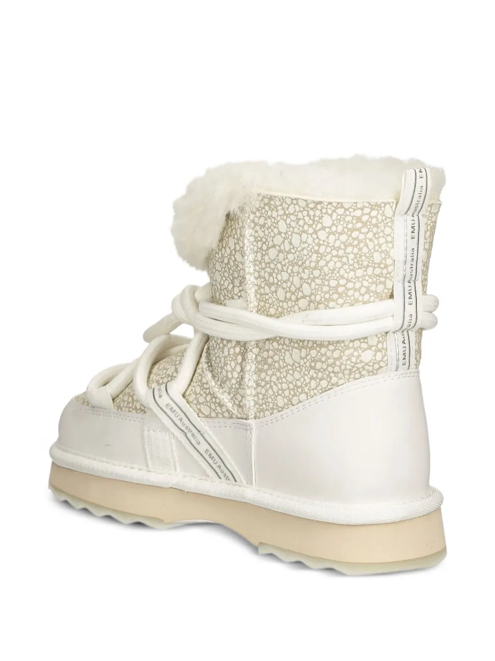 EMU AUSTRALIA Waddi lace-up leather boots Neutrals