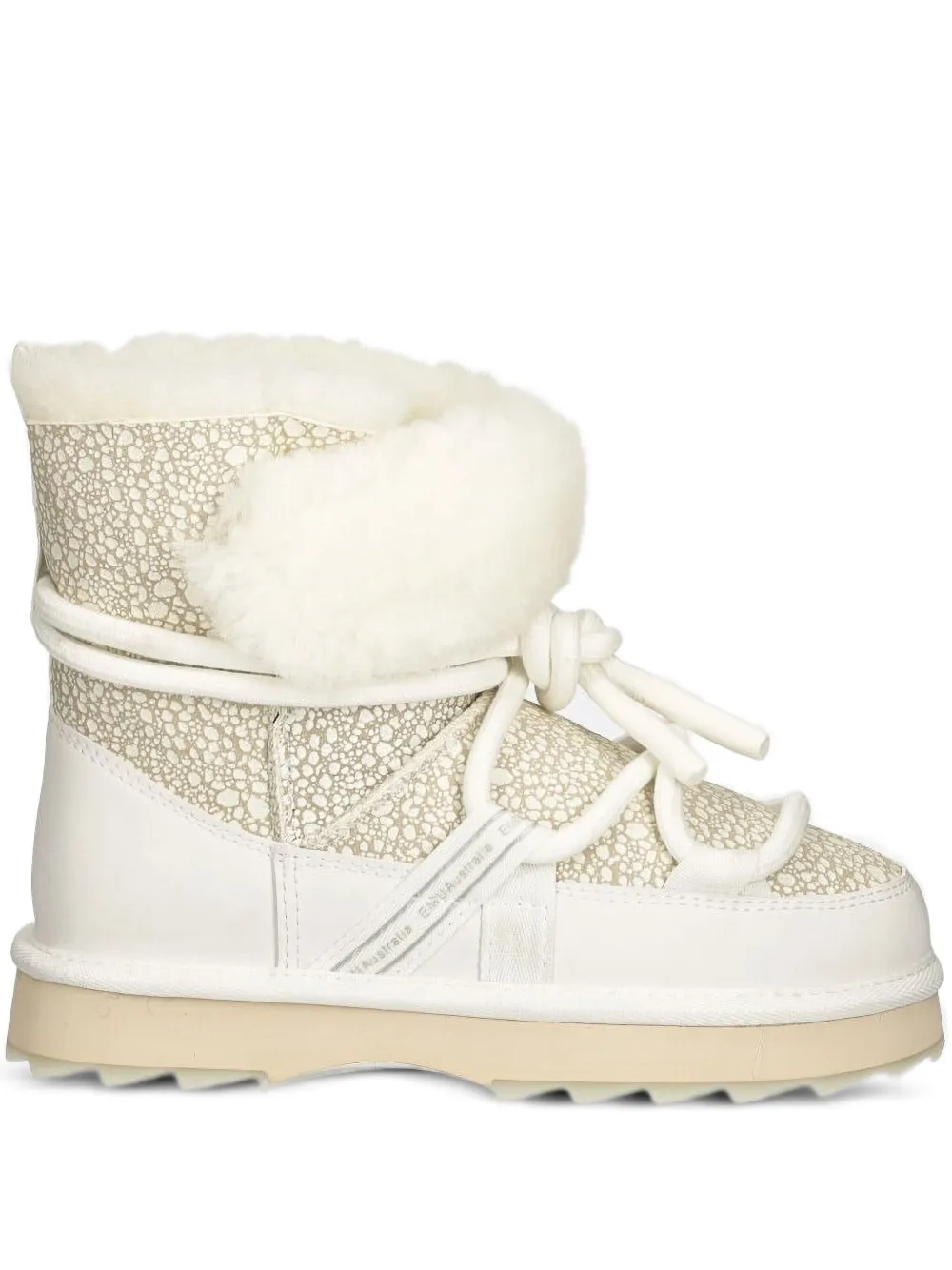 EMU AUSTRALIA Waddi lace-up leather boots Neutrals