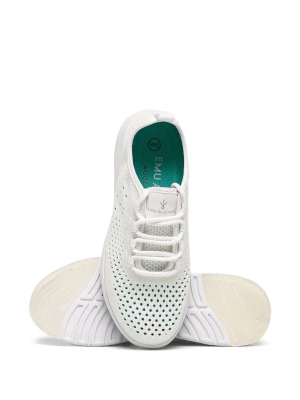 EMU AUSTRALIA Perforated lace-up Sneakers | White | FARFETCH CA