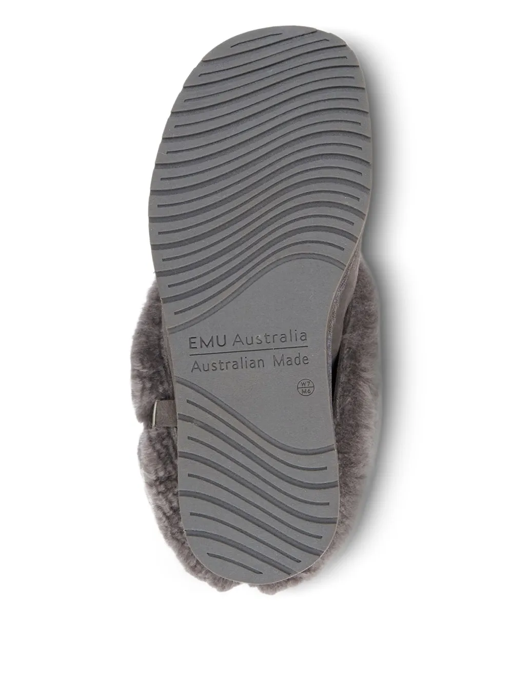 EMU AUSTRALIA Suède gevoerde slippers Grijs