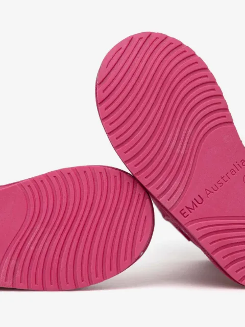 Emu Kids logo trim boots