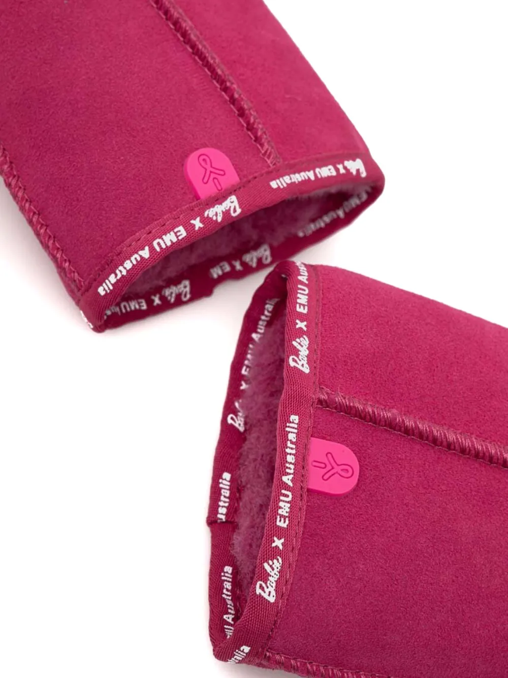 Emu Logo Trim Boots In Pink
