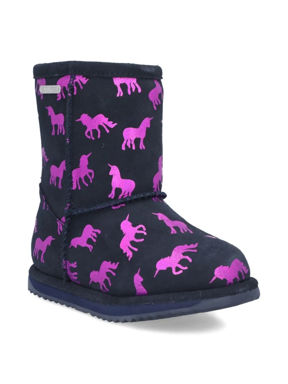 Emu Kids Rainbow Unicorn slip-on boots Blue