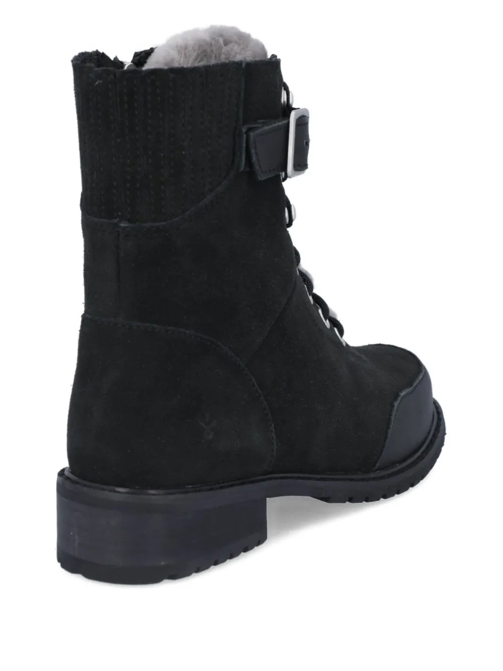 EMU AUSTRALIA buckle-fastening lace-up combat boots Black
