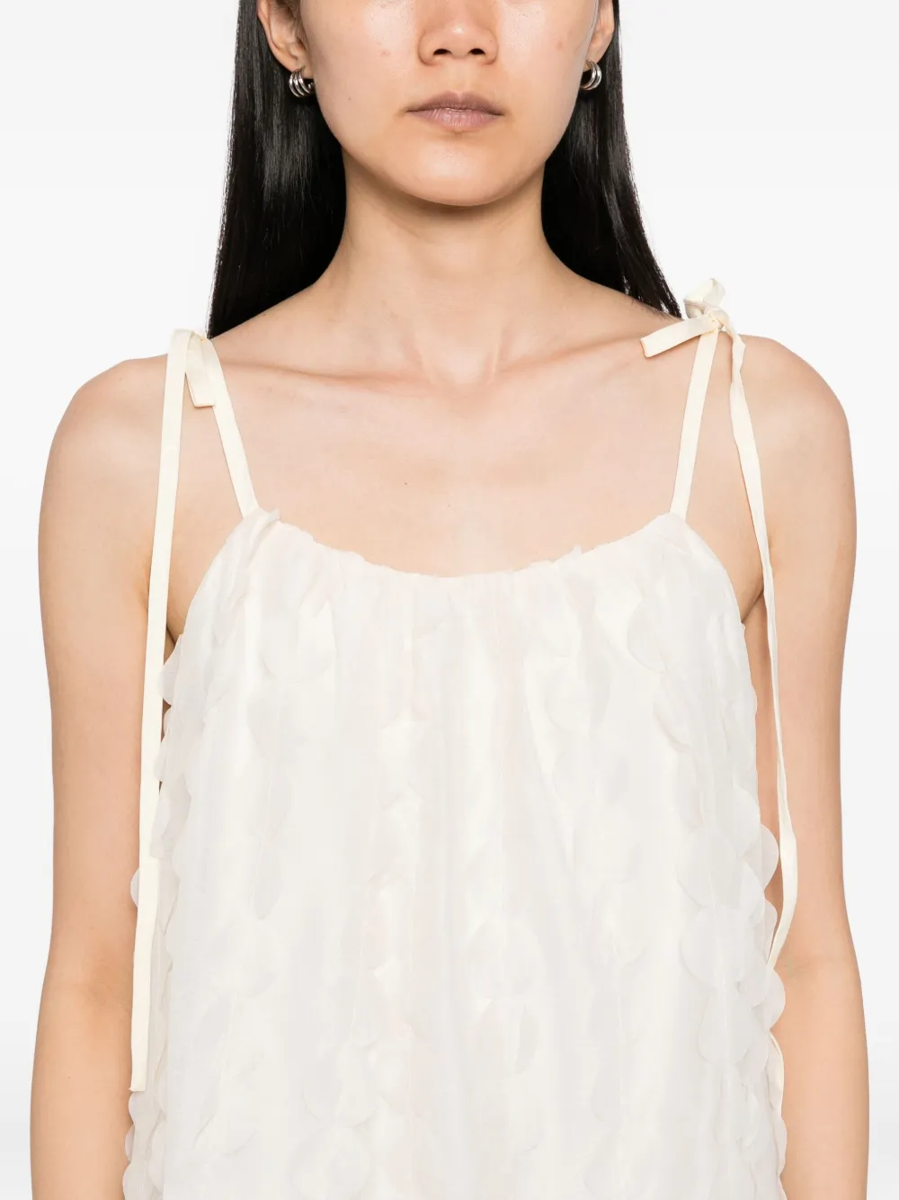 b+ab Jurk met textuur Beige