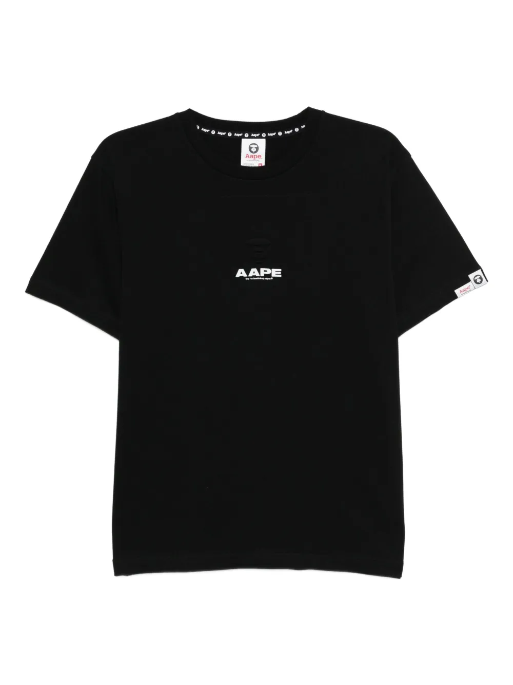 AAPE BY *A BATHING APE T-shirt met print Zwart