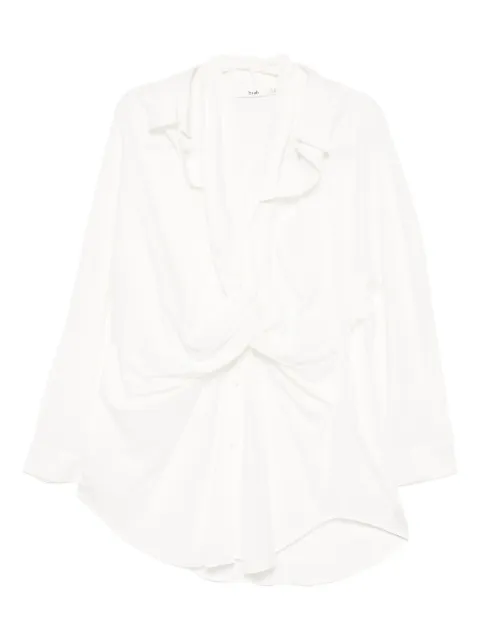 b+ab twist-front shirt